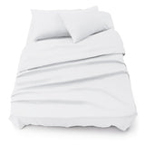 1 x RAW Customer Returns Blumtal Sheet Set - 4 Piece Set, Fitted Sheet for Bed 150, Top 240x275 2 Pillowcases 50x80cm, White - RRP €26.77