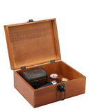 1 x RAW Customer Returns Hztyyier Vintage Wooden Treasure Box with Lock and Key Vintage Decorative Gift Storage Box 21.5 x 14 x 9.5cm - RRP €24.43