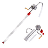 1 x RAW Customer Returns LEMOTO Oil Barrel Pump Crank Pump Barrel Pump, Aluminum Alloy Rotary Hand Crank Oil Barrel Barrel Pump for Petrol Diesel Fuel Garage Hand Barrel Barrel Pump Tool - RRP €30.73