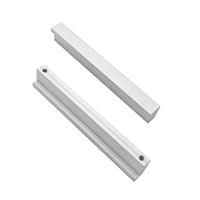 1 x RAW Customer Returns Qrity 10x furniture handles hole spacing 128mm door handles kitchen bar handle cabinet handles drawer handles kitchen cabinet handles for kitchen cabinets silver - RRP €25.1