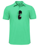 1 x RAW Customer Returns JACKETOWN Polo Shirts Men Short Sleeve Breathable Quick-drying Polo Shirts Men Summer Button Placket T-Shirts Men Casual Sport Shirt Basic Regular Fit Golf Polo Shirt Vivid Green-L  - RRP €33.26