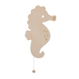 1 x RAW Customer Returns BO BABY S ONLY - Baby wall lamp - Seahorse - Wall light for baby room - Night light with battery for children s room - FSC quality mark wooden lamp - 25000 burning hours - Wall lamp can be painted - RRP €36.26