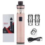 1 x RAW Customer Returns VAPTIO SOLO-II Kit Vape Pen 3000mAh Built-in Battery 50W Network Coil for 2.0ml All-in-One Tank Electronic Cigarette,No E Liquid No Nicotine Gold  - RRP €22.8