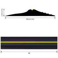 1 x RAW Customer Returns CPROSP 3M Garage Door Threshold Seal, Perfect for Keeping Garages Clean and Dry - RRP €41.81