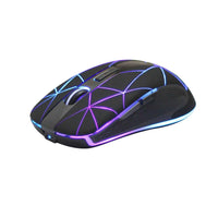 1 x RAW Customer Returns Rii RM200 2.4G Wireless Mouse 5 Buttons Rechargeable Mobile Optical Mouse with Nano USB Receiver, 3 Adjustable DPI Levels, Colorful LED Lights for Laptop, PC - Black - RRP €16.99