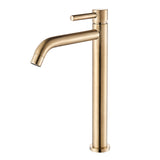 1 x RAW Customer Returns Suguword Gold Bathroom Faucet Wash Basin Faucet Bathroom Faucet High Sink Wash Basin Faucet High Spout Single Lever Mixer for Bathroom Made of Brass - RRP €62.81