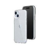 1 x RAW Customer Returns RhinoShield Crystal Clear Case Compatible with iPhone 15 Advanced Yellowing Resistance, High Transparency, High Protection Customizable Phone Case - White - RRP €37.99