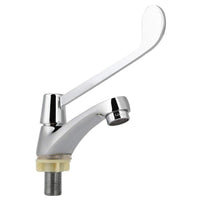 1 x RAW Customer Returns Mumusuki G1 2in Vertical Single Handle Cold Water Basin Faucet and Long Elbow Faucet Laboratory Faucet - RRP €23.4