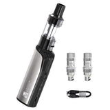 1 x RAW Customer Returns VAPTIO Kit Electronic Cigarette 1500mAh Starter Kit Power Supply Vape Pen 30W with 2 Cosmo Coil 0.7 Ohm 1.6 Ohm, No E Liquid No Nicotine Silver  - RRP €24.5