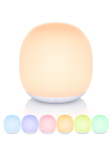 1 x RAW Customer Returns EASEMO LED Night Light Children, Night Light Baby with Touch Control, Nursing Light Rechargeable Magnetic Bedside Lamp, RGB Night Light Dimmable with 1-Hour Timer - RRP €20.16