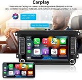 1 x RAW Customer Returns Hikity 2 64G Car Radio Android 13 for VW Golf Polo Skoda Passat, 7 Inch Car Radio with GPS Navigation Wireless Apple Carplay Android Auto, Radio 2 Din with Bluetooth FM RDS Rear View Camera - RRP €157.2