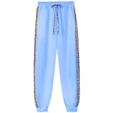 1 x RAW Customer Returns amropi Women s Tracksuit Set Leopard Print Long Sleeves Hoodie and Jogging Pants Blue, M  - RRP €35.95