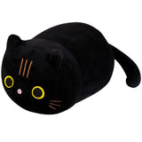 1 x Brand New CBOSNF Cat Plush, Plush Toy 25 cm Cat Black Doll, Cat Stuffed Animals Toy, Kawaii Cat Doll Plush Cuddly Toy Soft Cat Shape Design for Children Birthday Gift - RRP €30.0