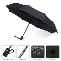 1 x RAW Customer Returns Vicloon Automatic Folding Umbrella with 8 Ribs, Automatic Open and Close, Quick Drying 210T Fabric and Non-Slip Handle Windproof Umbrella for Adults, Children - RRP €15.99