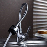 1 x RAW Customer Returns Catalpa Blume 360 Swivel Kitchen Mixer Tap Single Handle Sink Tap - RRP €17.45