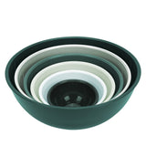 1 x RAW Customer Returns BoxedHome Mixing Bowl Set with Lid, Mixing Bowls, Pack of 12 Mixing Bowl Set, Plastic Salad Bowl Non-Slip Stackable Serving Bowls for Kitchen 6 Bowls and 6 Lids, Green  - RRP €34.27