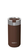 1 x RAW Customer Returns Quokka Boost - Chocolate 400 ML Stainless Steel Thermal Travel Tumbler for Coffee with Tea Infuser - RRP €22.5