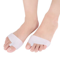 2 x Brand New Healifty Metatarsal Pads Foot Toe Separators Foot Pad Forefoot Pad for Pain Relief 2 Pairs White  - RRP €12.88