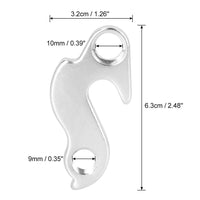 2 x Brand New X AUTOHAUX Tail Hook Rear Derailleur Hanger Specialized for Bicycle Bike - RRP €55.2