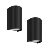 3 x Brand New FUDESY socket wall light, modern up-down outdoor wall lights, GU10 IP65 wall lamp, matt black outdoor wall light for garden, terrace, entrance, pack of 2 - RRP €61.2