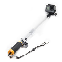 2 x RAW Customer Returns Digicharge Floating Extendable Selfie Stick Pole Mount with Hand Strap for GoPro Action Camera Hero12 Hero11 Hero10 MAX, DJI OSMO Action 3, Insta360 One, Akaso Telescopic Waterproof Float - RRP €35.98