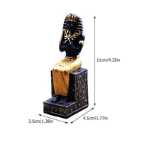 2 x Brand New 1 Piece Figure Egypt Decoration Figure Art Collector Mummy Sculpture Zombie Statue Cake Figures Prank Joke Party Living Room Table Decoration Egyptian Decoration - RRP €56.38