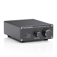 1 x RAW Customer Returns Fosi Audio TP-02 Subwoofer Amplifier 220Watt, Subwoofer Amplifier Home Sub Bass Power Amplifier, TDA7498E Digital Integrated for Passive Subwoofer - RRP €79.99