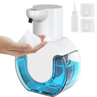 1 x RAW Customer Returns Josnown Automatic Foam Soap Dispenser, 420 ml Bathroom Soap Dispenser with Infrared Sensor, Wall Mounting, IPX5 Waterproof, Suitable for Kitchen, Bathroom, Office, Hotel White  - RRP €21.17