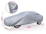 1 x RAW Customer Returns Outdoor Car Cover, Winter Car Cover, Waterproof Anti-Scratch Sedans 400X160X120cm  - RRP €20.59