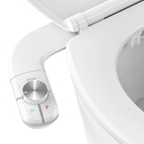 1 x RAW Customer Returns Bidet attachment - MUJIUSHI non-electric bidet toilet attachment with retractable self-cleaning double nozzles, front and rear cleaning, adjustable pressure switch for cold water - RRP €35.69