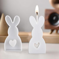 1 x Brand New Easter Rabbit Silicone Molds Molds, Pack of 2 3D Silicone Mold Rabbit, 3D Easter Bunny Candle Molds Soap Mold, DIY Easter Soap Mold Silicone Mold, Easter Rabbit Candle Molds, Easter Bunny Silicone Mold - RRP €30.0