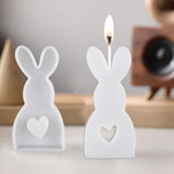 1 x Brand New Easter Rabbit Silicone Molds Molds, Pack of 2 3D Silicone Mold Rabbit, 3D Easter Bunny Candle Molds Soap Mold, DIY Easter Soap Mold Silicone Mold, Easter Rabbit Candle Molds, Easter Bunny Silicone Mold - RRP €30.0