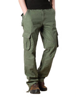 1 x RAW Customer Returns Yageshark men s cotton cargo pants with 6 pockets, regular fit pants, outdoor pants, leisure pants, hiking pants, trekking pants olive, 38  - RRP €35.24