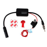 1 x RAW Customer Returns DollaTek 12V Universal Car Radio FM Antenna Signal Amplifier Booster with Clip - RRP €8.62