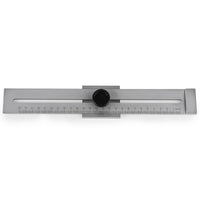 1 x RAW Customer Returns LALAGO precision marking gauge 250mm, marking tool, marking gauge, marking edge gauge for precise marking and delimitation of marks and auxiliary lines - RRP €23.09