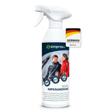 1 x RAW Customer Returns simprax Waterproofing Spray for Clothing and Fabrics - Ecological waterproofing with rinse for technical outdoor clothing such as Gore-Tex Sympatex - Washing in the washing machine or by hand - 500ml - RRP €16.93