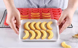 21 x Brand New Vanilla croissant baking mold silicone 1 2 piece of vanilla crescent baking tray 30 cavities vanilla crescent shape silicone mold Cake molds for baking Motif baking moulds, croissant baking mould - RRP €211.47