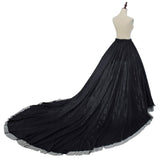 1 x RAW Customer Returns GRACEART Wedding Lady Long Tulle Skirt by Puffy Vintage Women s Skirts Black  - RRP €50.32