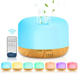 3 x RAW Customer Returns LOMUG Aroma Diffuser, 450ML Air Humidifier Ultrasonic Humidifier Aromatherapy Diffuser LED with 7 Colors Electric Fragrance Lamp Automatic Shut-off for Home Bedroom Office Room Yoga Spa - RRP €62.97