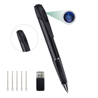 1 x RAW Customer Returns Hidden Camera Pen Camera 1080P HD Surveillance Camera Portable Small Mini Camera Ballpoint Pen with Loop Recording for Home Office Meeting Not Included SD Card  - RRP €37.3