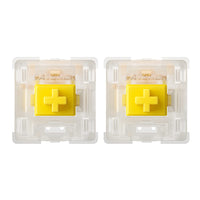 1 x RAW Customer Returns Gateron Milky Yellow Pro Switches, 5 Linear Pre-Lubricated Pins for All MX Mechanical Keyboards 108 Pieces  - RRP €59.68