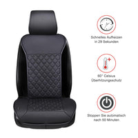 1 x RAW Customer Returns Seat cushion, comfortable seat cover with full backrest, universal seat cover for the front seat in winter - RRP €65.15