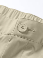 1 x RAW Customer Returns Elegancity Men s Golf Trousers Short Summer Chino Shorts Fit Casual Trousers Men s Cargo Trousers with Belt Khaki L - RRP €29.99