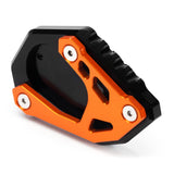 1 x RAW Customer Returns Modeer For KTM 790 890 1050 1090 1190 1290 Adventure 690 ENDURO R 690 SMC R Kickstand Foot Side Stand Enlarge Extension Plate Pad 790 890 1090 ADV R 1290 Super Adventure R S T Orange Black  - RRP €23.18