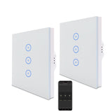 1 x Brand New ZigBee 3.0 Smart light switch Zauzau 3 way touch switch compatible with Alexa Google Home timing function overload protection 2 pack  - RRP €40.33