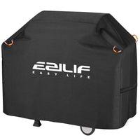 2 x RAW Customer Returns EZILIF Grill Cover Weatherproof Grill Cover 210D Oxford Fabric Gas Grill Cover with Reflective Strips Grill Cover Protective Cover for Brinkmann, Char Broil, Weber and Jenn Air 147x61x117cm  - RRP €33.94