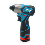 1 x RAW Customer Returns Vikky 16V 1 4 Hex Impact Wrench 2.0Ah Cordless Screwdriver with Adjustable Torque and Brushless Motor for Strong Performance. Suitable for Home and DIY. - RRP €68.57