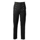 1 x RAW Customer Returns GRACEART Men s Steampunk Pants Slim Casual Victorian Gothic Trousers XL, Black  - RRP €39.54