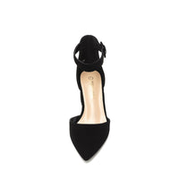 1 x RAW Customer Returns DREAM PAIRS Pump Heel Shoes for Women Pumps with Chunky Heel and Pointed Toe Comfortable Women s Shoes Elegant Heeled Shoes for Women, Size 43, Black Nabuk, ANNEE - RRP €27.74