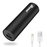 1 x RAW Customer Returns BONAI Small Power Bank 5800mAh External Battery Mobile Phone Portable Charger Mini Portable Charger Lightweight Power Bank for iPhone 13 Pro Max,12,11,XR,XS,X,SE,8 Plus,8,7,6,5,4s,Samsung Phones-Black - RRP €15.16